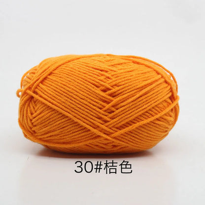 Eco-Friendly 4ply Milk Cotton Knitting Yarn Set - Smarsty