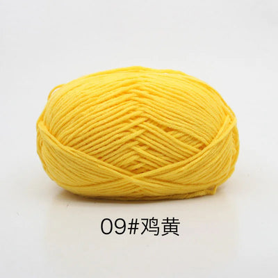 Eco-Friendly 4ply Milk Cotton Knitting Yarn Set - Smarsty