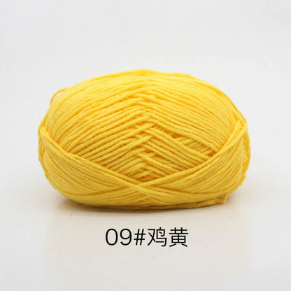 Eco-Friendly 4ply Milk Cotton Knitting Yarn Set - Smarsty