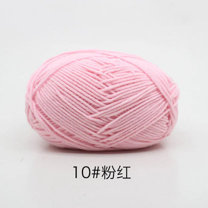Eco-Friendly 4ply Milk Cotton Knitting Yarn Set - Smarsty