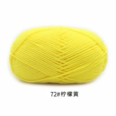 Eco-Friendly 4ply Milk Cotton Knitting Yarn Set - Smarsty