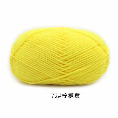 Eco-Friendly 4ply Milk Cotton Knitting Yarn Set - Smarsty