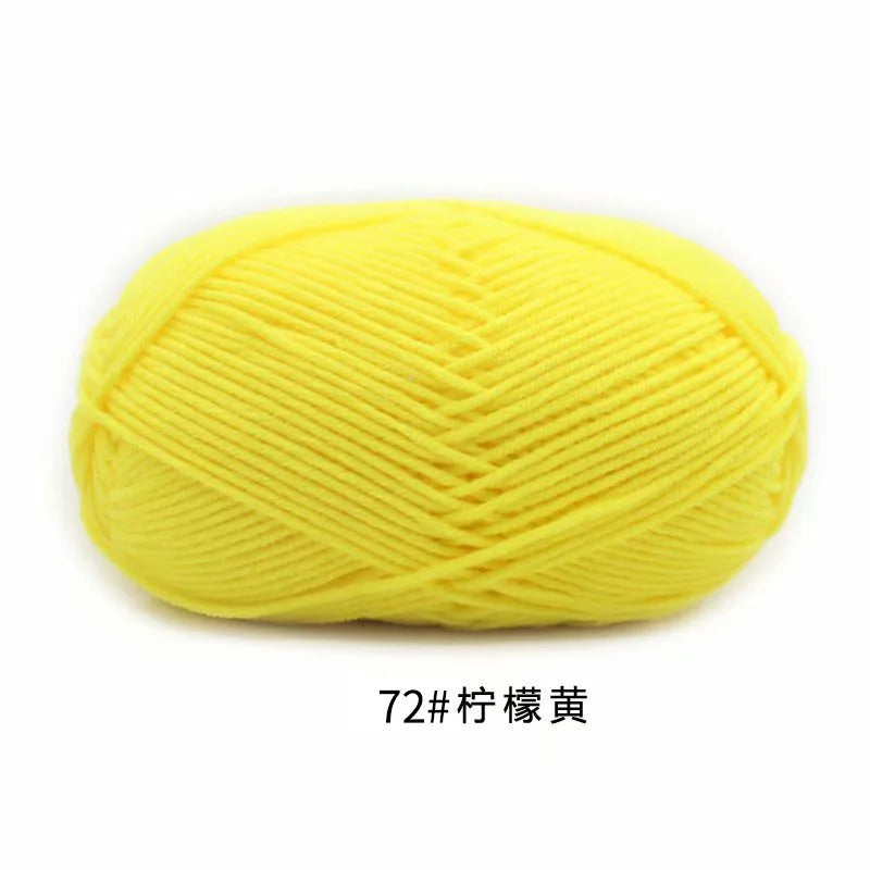 Eco-Friendly 4ply Milk Cotton Knitting Yarn Set - Smarsty