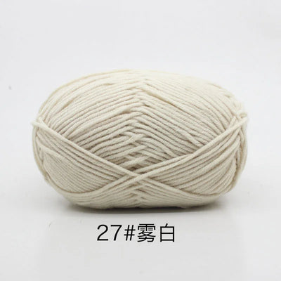 Eco-Friendly 4ply Milk Cotton Knitting Yarn Set - Smarsty