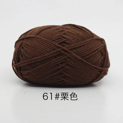 Eco-Friendly 4ply Milk Cotton Knitting Yarn Set - Smarsty