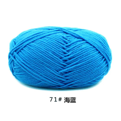 Eco-Friendly 4ply Milk Cotton Knitting Yarn Set - Smarsty