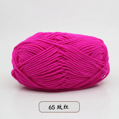 Eco-Friendly 4ply Milk Cotton Knitting Yarn Set - Smarsty