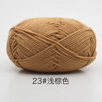 Eco-Friendly 4ply Milk Cotton Knitting Yarn Set - Smarsty