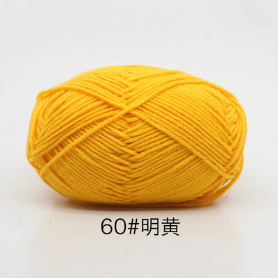 Eco-Friendly 4ply Milk Cotton Knitting Yarn Set - Smarsty
