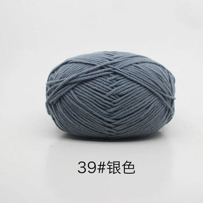 Eco-Friendly 4ply Milk Cotton Knitting Yarn Set - Smarsty
