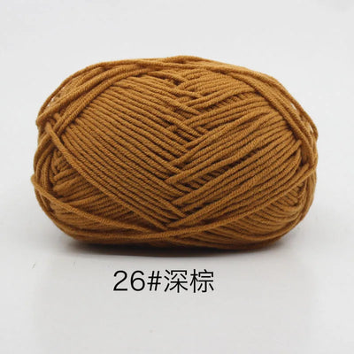 Eco-Friendly 4ply Milk Cotton Knitting Yarn Set - Smarsty