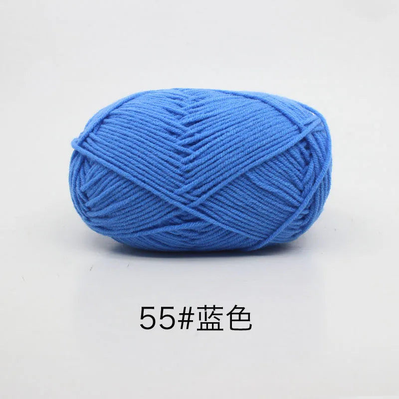 Eco-Friendly 4ply Milk Cotton Knitting Yarn Set - Smarsty