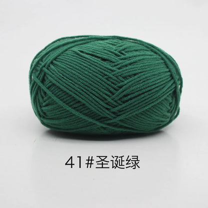 Eco-Friendly 4ply Milk Cotton Knitting Yarn Set - Smarsty