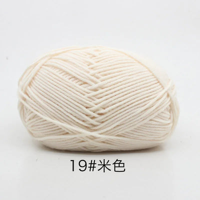 Eco-Friendly 4ply Milk Cotton Knitting Yarn Set - Smarsty