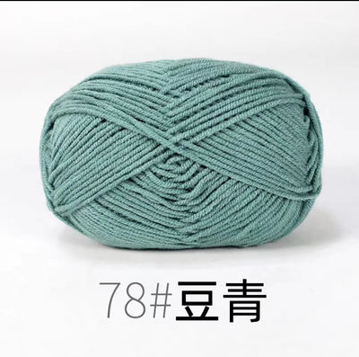 Eco-Friendly 4ply Milk Cotton Knitting Yarn Set - Smarsty