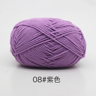 Eco-Friendly 4ply Milk Cotton Knitting Yarn Set - Smarsty
