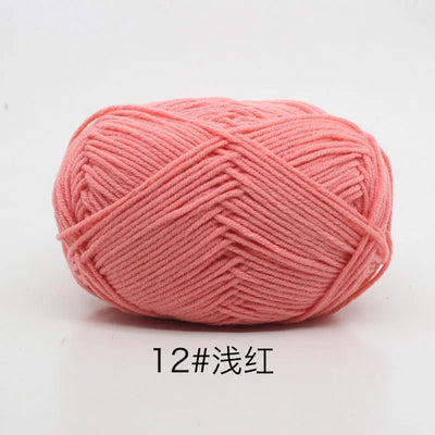 Eco-Friendly 4ply Milk Cotton Knitting Yarn Set - Smarsty