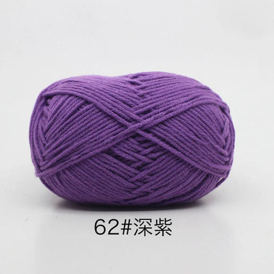 Eco-Friendly 4ply Milk Cotton Knitting Yarn Set - Smarsty