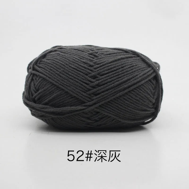 Eco-Friendly 4ply Milk Cotton Knitting Yarn Set - Smarsty