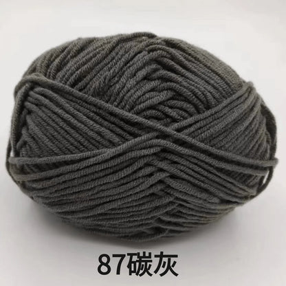 Eco-Friendly 4ply Milk Cotton Knitting Yarn Set - Smarsty