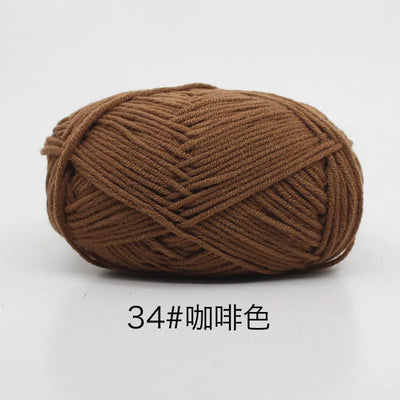 Eco-Friendly 4ply Milk Cotton Knitting Yarn Set - Smarsty