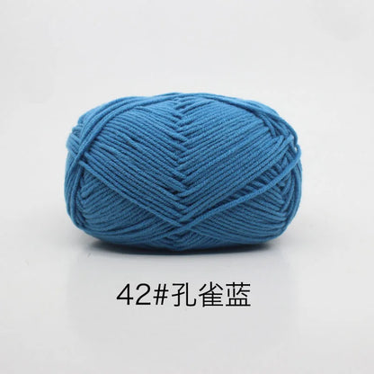 Eco-Friendly 4ply Milk Cotton Knitting Yarn Set - Smarsty