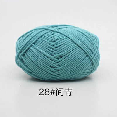 Eco-Friendly 4ply Milk Cotton Knitting Yarn Set - Smarsty
