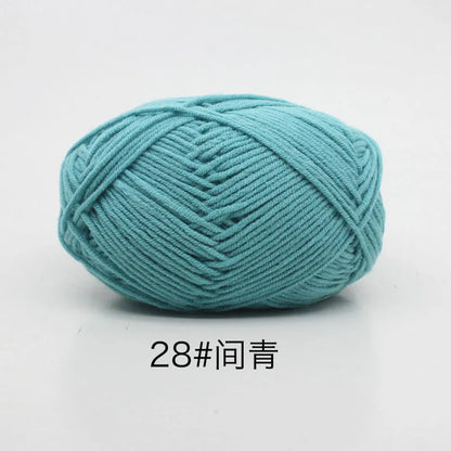 Eco-Friendly 4ply Milk Cotton Knitting Yarn Set - Smarsty