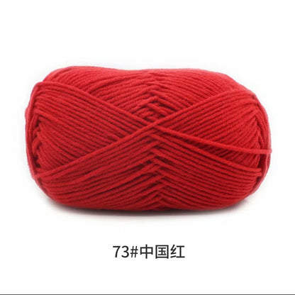 Eco-Friendly 4ply Milk Cotton Knitting Yarn Set - Smarsty