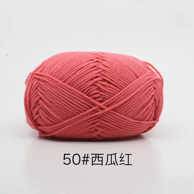 Eco-Friendly 4ply Milk Cotton Knitting Yarn Set - Smarsty