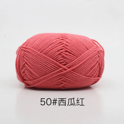 Eco-Friendly 4ply Milk Cotton Knitting Yarn Set - Smarsty