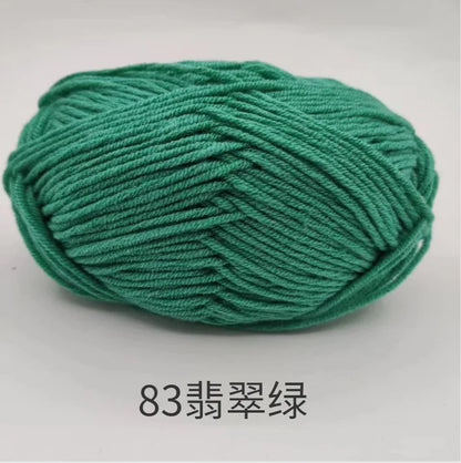 Eco-Friendly 4ply Milk Cotton Knitting Yarn Set - Smarsty