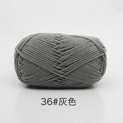 Eco-Friendly 4ply Milk Cotton Knitting Yarn Set - Smarsty