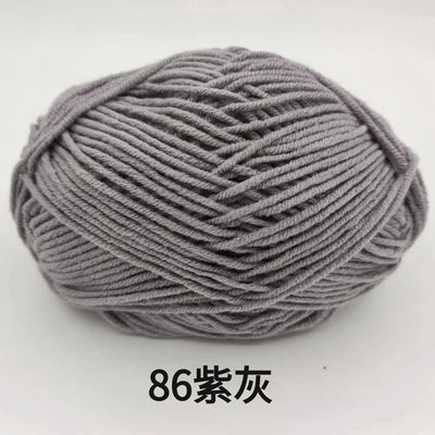 Eco-Friendly 4ply Milk Cotton Knitting Yarn Set - Smarsty