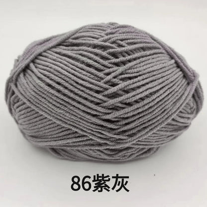 Eco-Friendly 4ply Milk Cotton Knitting Yarn Set - Smarsty