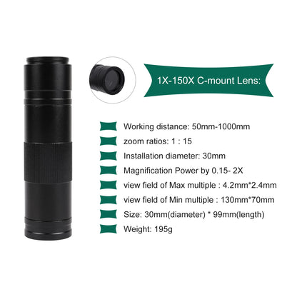 4K Digital Microscope Set with 150X Magnification - Smarsty