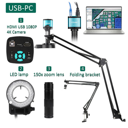 4K Digital Microscope Set with 150X Magnification - Smarsty