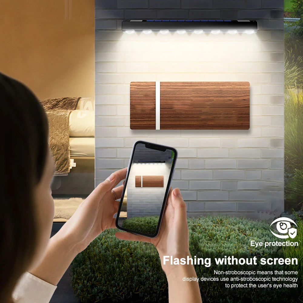 Waterproof Solar Wall Light for Outdoor Decor - Smarsty