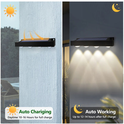 Waterproof Solar Wall Light for Outdoor Decor - Smarsty