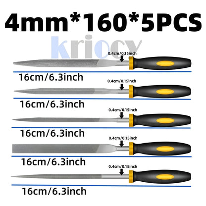 Precision Alloy Steel File Set for Woodworking Excellence - Smarsty