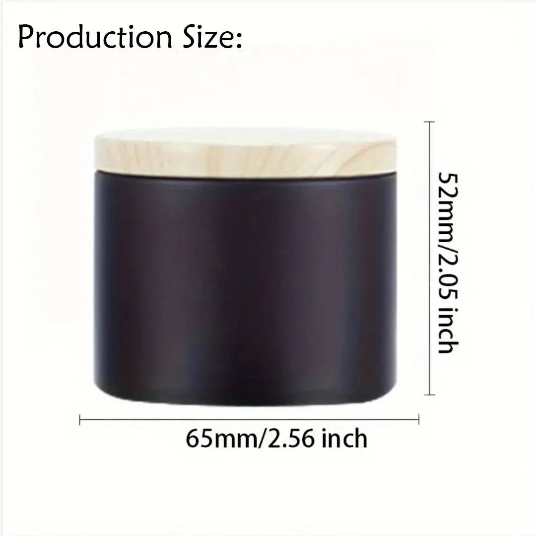 12 Pack 4 Ounce Black Candle Tins for Making - Smarsty