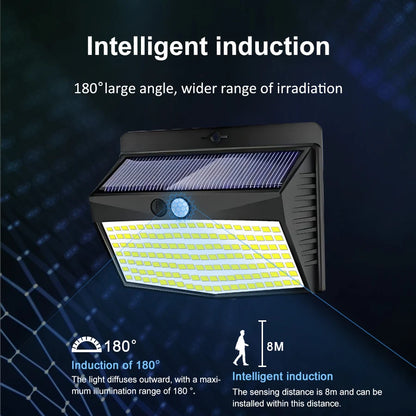 138 LED Solar Wall Lights with Motion Sensor - Smarsty