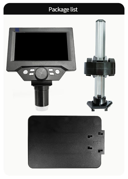 5.5 Inch LCD Digital Microscope 1000X with Adjustable LED - Smarsty