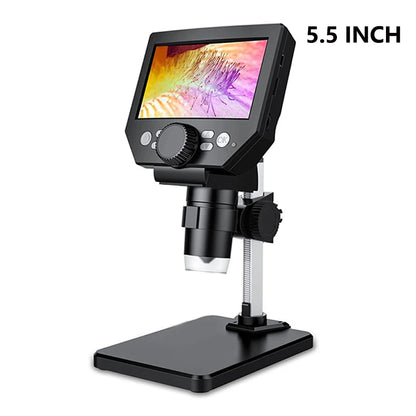 5.5 Inch LCD Digital Microscope 1000X with Adjustable LED - Smarsty