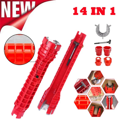 14 In 1 Faucet Sink Wrench for Easy Plumbing Repairs - Smarsty