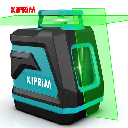 Kiprim 5 Line Laser Level Tool with Green Light - Smarsty