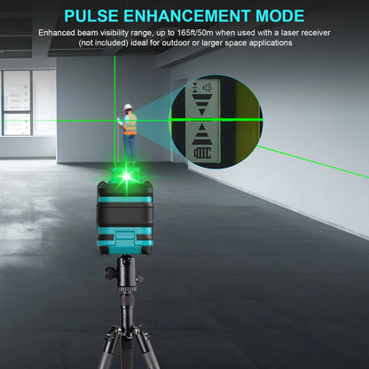Kiprim 5 Line Laser Level Tool with Green Light - Smarsty