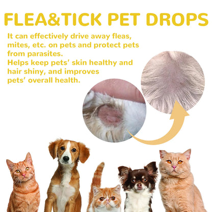 Cat Flea Treatment Drops for Itch Relief and Protection - Smarsty