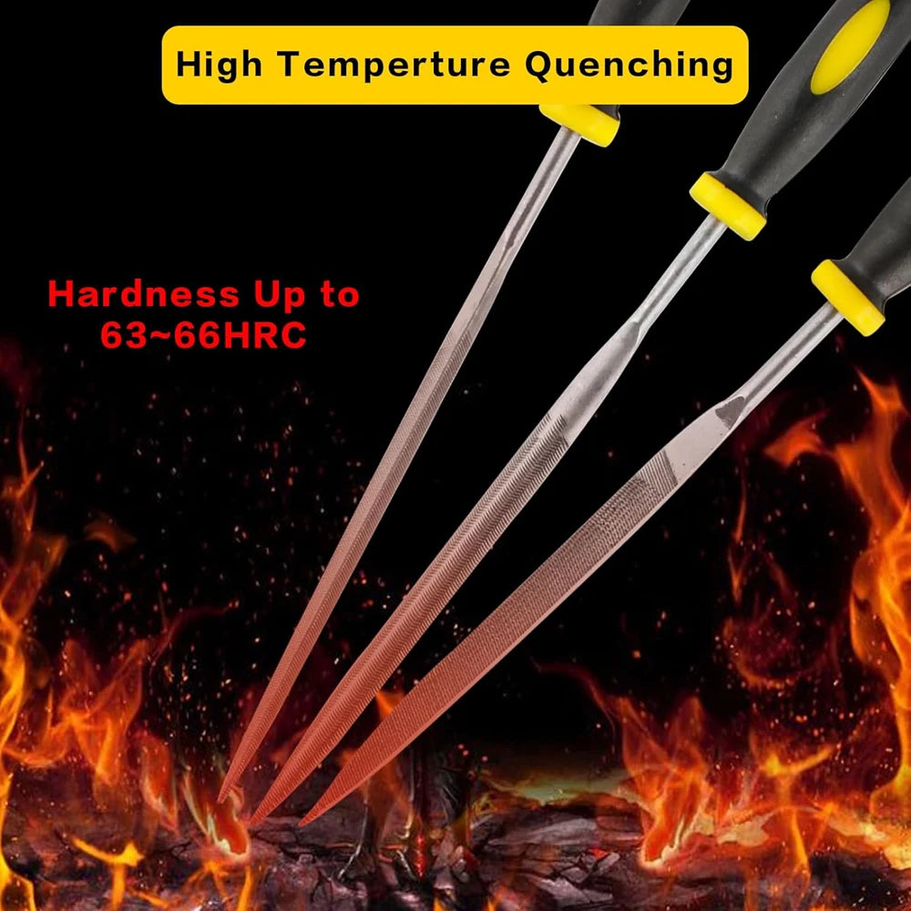 High Carbon Steel Needle File Set for DIY Projects - Smarsty