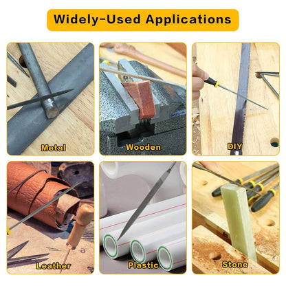 High Carbon Steel Needle File Set for DIY Projects - Smarsty